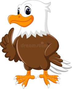 cute eagle cartoon stock vector illustration of cartoon 73599738