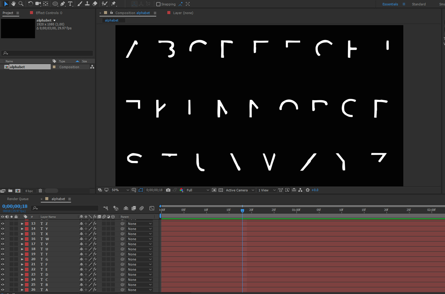 learn how to animate hand drawn letters with aftereffects