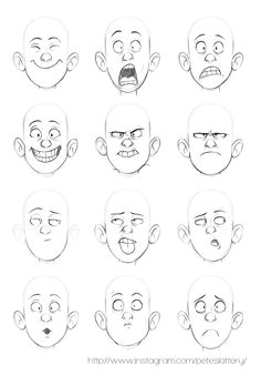 faces by peteslattery on deviantart drawing cartoon faces cartoon faces expressions cartoon characters sketch