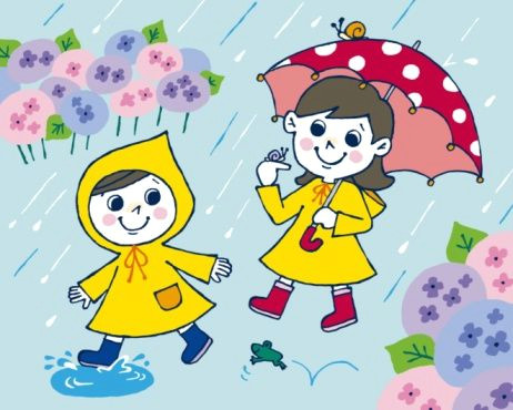 rainy day cartoon rainy season drawing cartoon