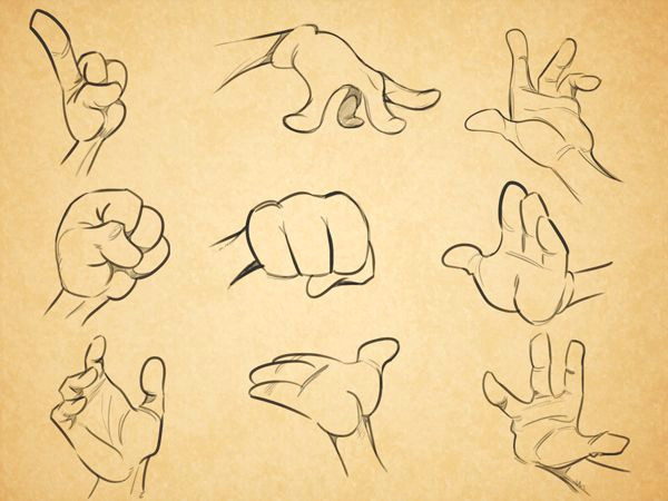 cartoon fundamentals how to draw cartoon hands hand drawing pinterest drawings cartoon drawings and cartoon