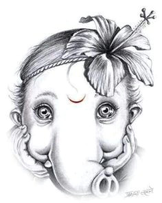 cute ganpati bappa ganesha sketch ganesha drawing ganesha art lord ganesha lord