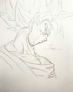 my brand new goku drawing heavily inspired by the artwork of tonight s dragon ball super episode
