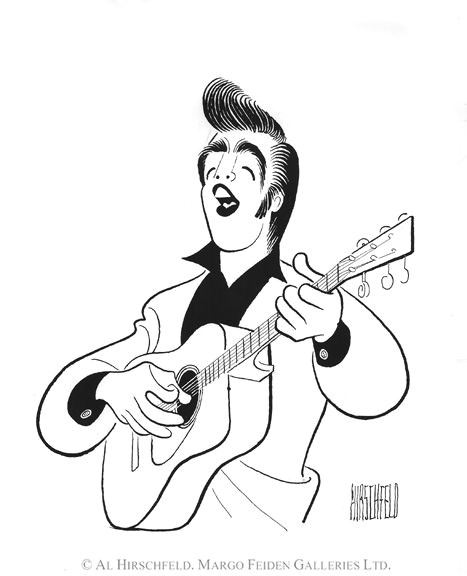 al hirschfeld elvis