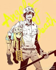 angel of death hataraku saibou fanart death pics angel of death anime