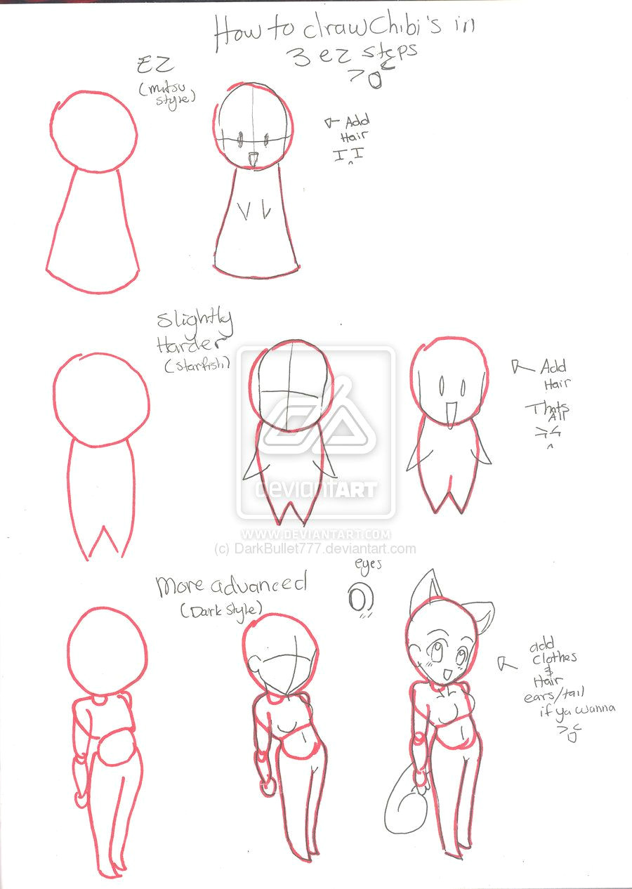 ghetto chibi tutorial by darkbullet777 deviantart com on deviantart