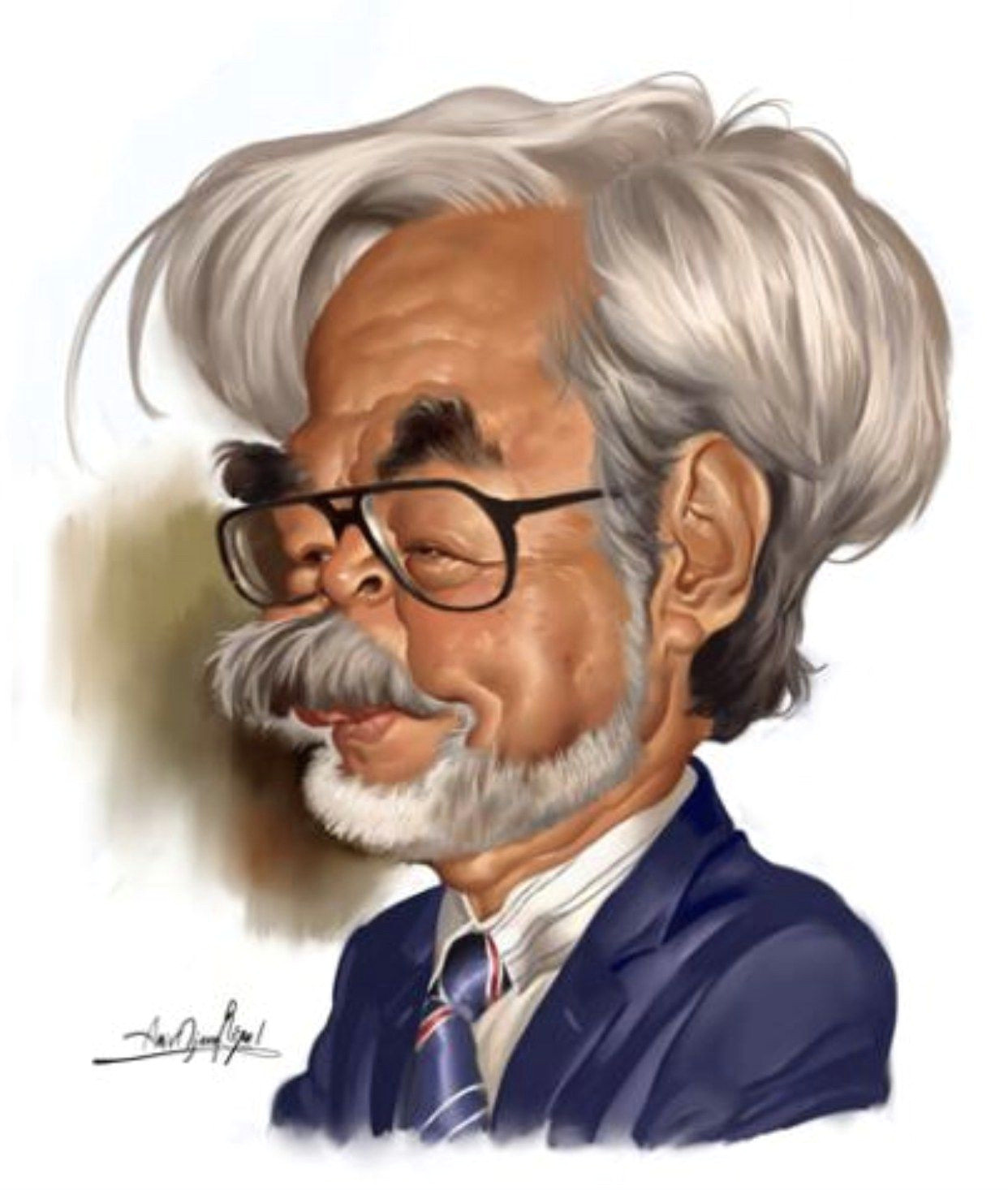 hayao miyazaki caricatures toons mag miyazaki tattoo studio ghibli movies japanese film