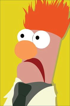 the muppets beaker by retroartprint on etsy love the prints on this site beaker