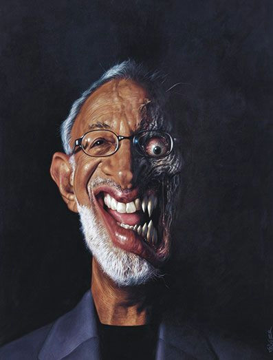 sebastian kruger caricature of stan winston great special effects artist