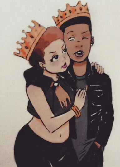 king queen black love art black art pictures swag black artwork