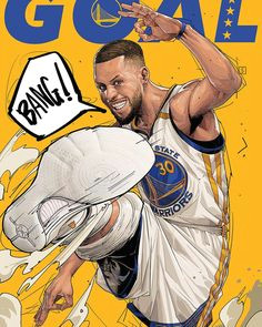 stephen curry bang illustration basketball art basketball legends basketball players basketball pictures