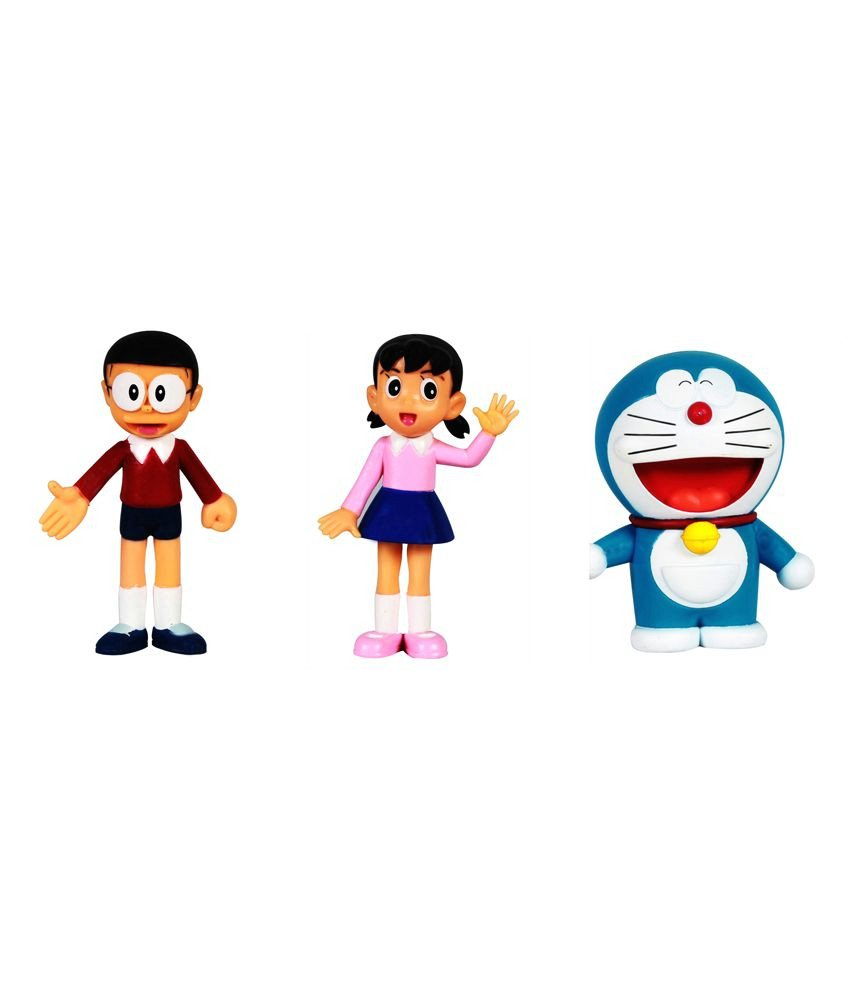 nobita doremon laughing shizuka 3 action figurines toy buy nobita doremon laughing shizuka 3 action figurines toy online at low price snapdeal
