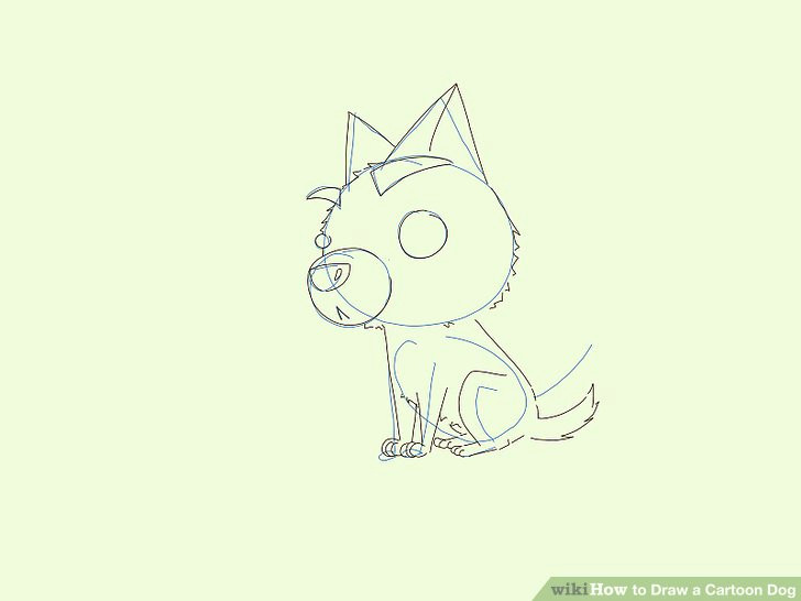image titled draw a cartoon dog step 5