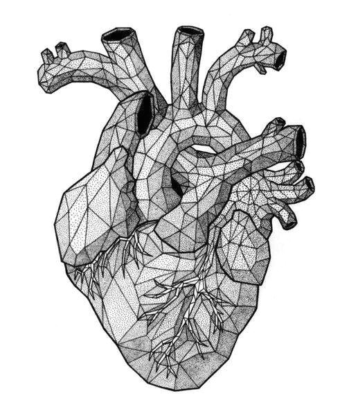 poligonal heart