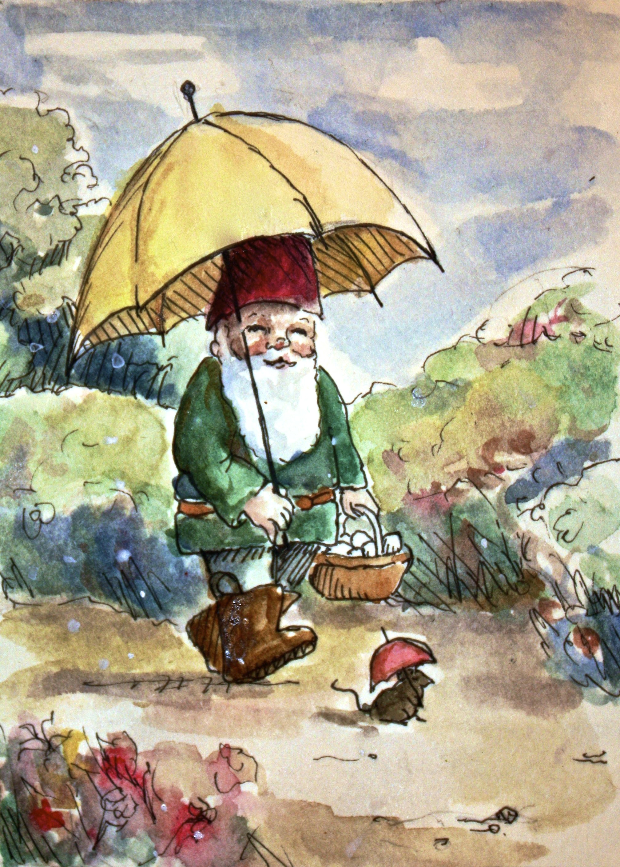 even a rainy day can be full of joy jollygnome com