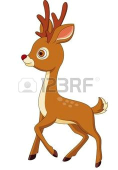 cute deer cartoon vector deer cartoon drawing animals animal drawings vector art