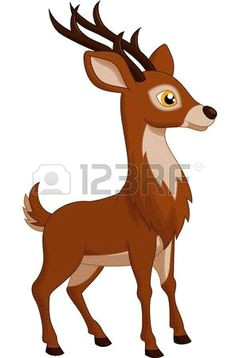 cute deer cartoon vector deer cartoon drawing animals animal drawings vector art