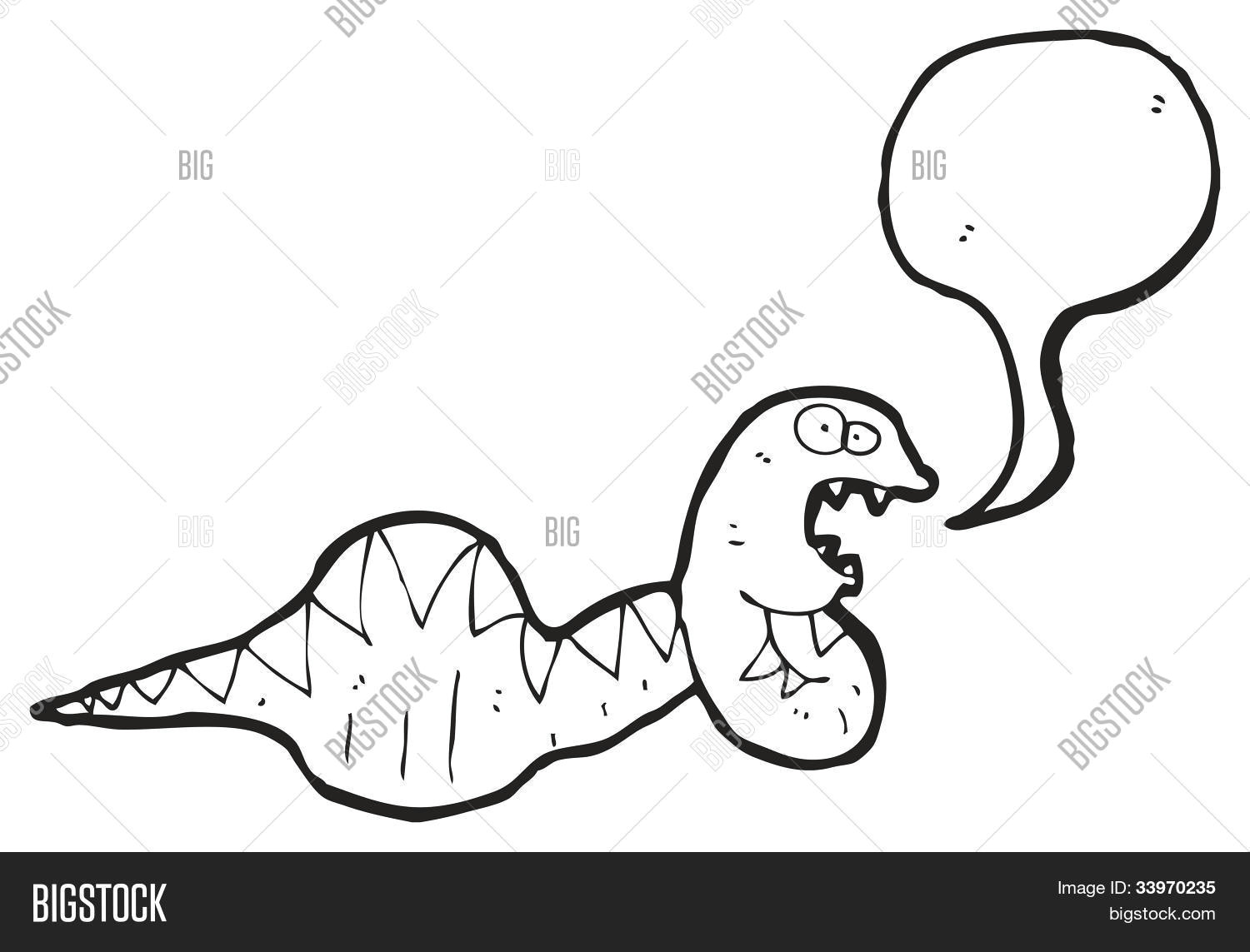 cartoon snake with big belly