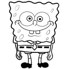 draw spongebob squarepants with easy step by step drawing lesson