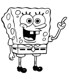 free printable spongebob squarepants coloring pages