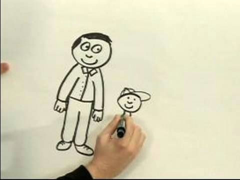 easy cartoon drawing how to draw a cartoon man