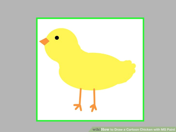 image titled draw a cartoon chicken with ms paint step 31