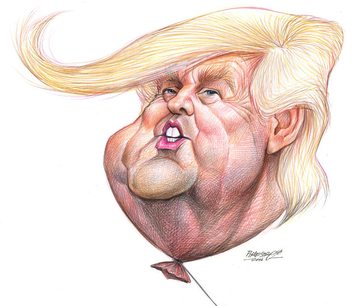 inflatable trump grump