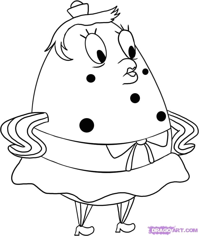Cartoon Drawing Website Spongebob Character Drawings with Coor Characters Cartoons