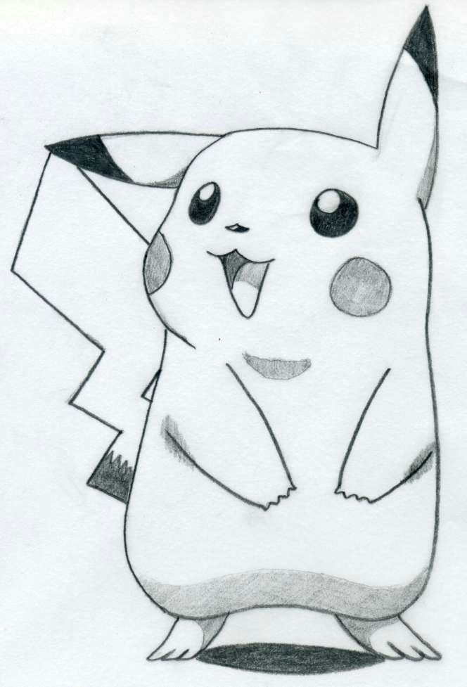 easy pictures to draw how to draw pikachu