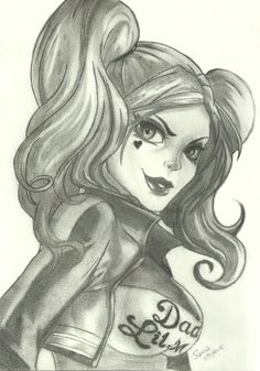 harley quinn suicide squad pencil 2015 by saraa zeichnen