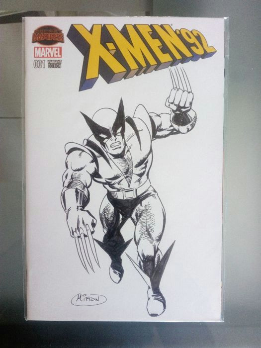 mitton jean yves x men 92 blank cover with original