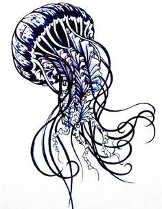 nautical theme jellyfish tattoo jellyfish art jellyfish drawing ocean theme tattoos back