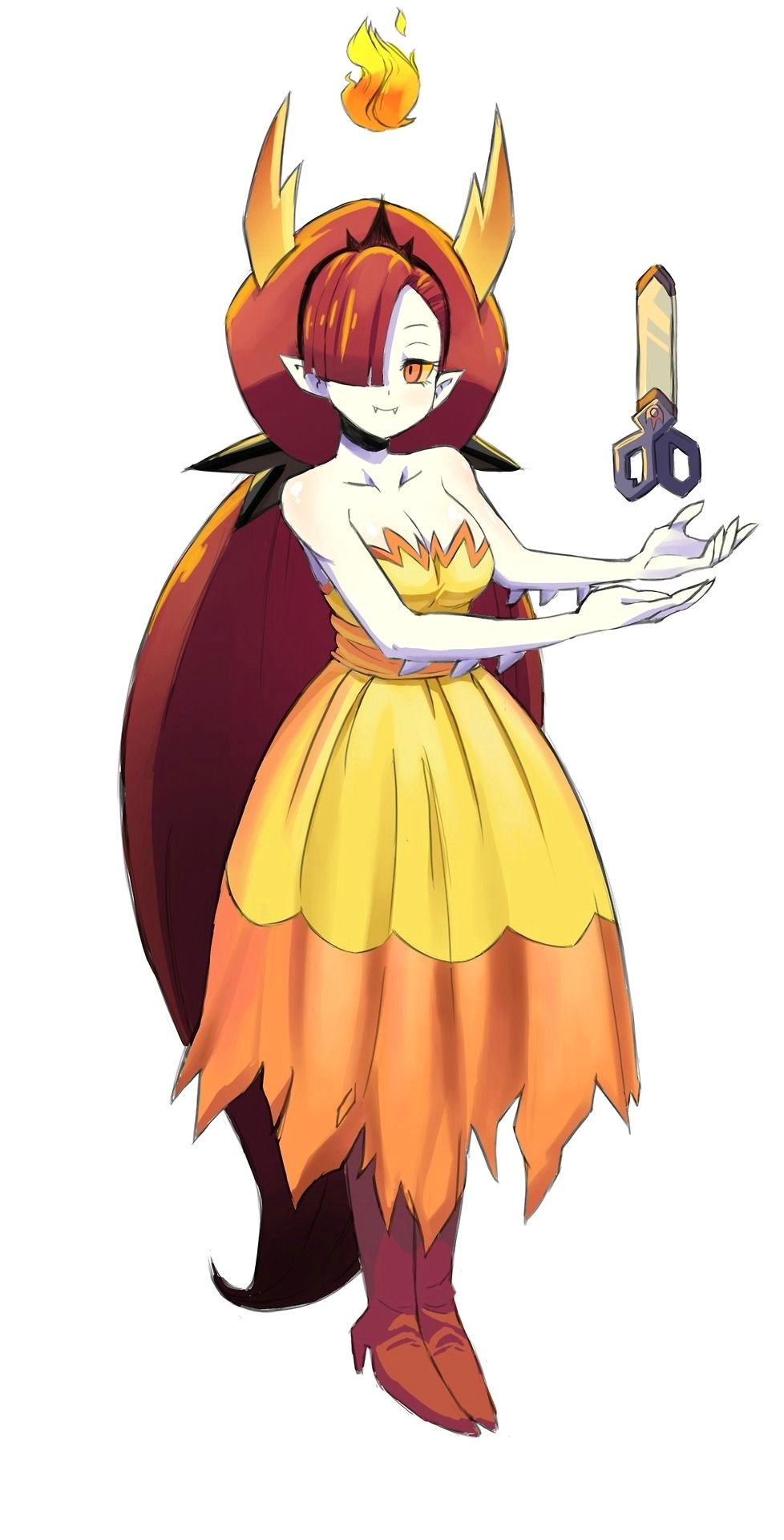 i enjoyed drawing this one its hekapoo urgh she s just so adorable