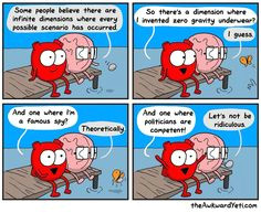 infinite dimensions akward yeti heart and brain comic stay strong awkward funny
