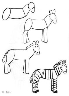 zebra easy drawings doodle drawings animal drawings drawing sketches colorful drawings