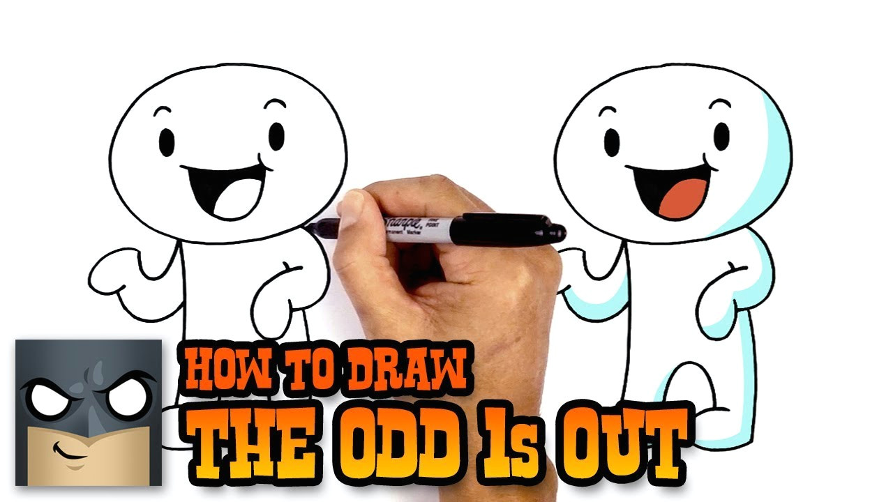 how to draw and color the odd 1s out