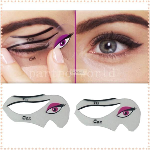 dhl cat eye stencils makeup stencil eyeline models template eyeliner card auxiliary hot gilr smoky eyeliner tool cat eyeliner cat eyeliner stencil eyebrow