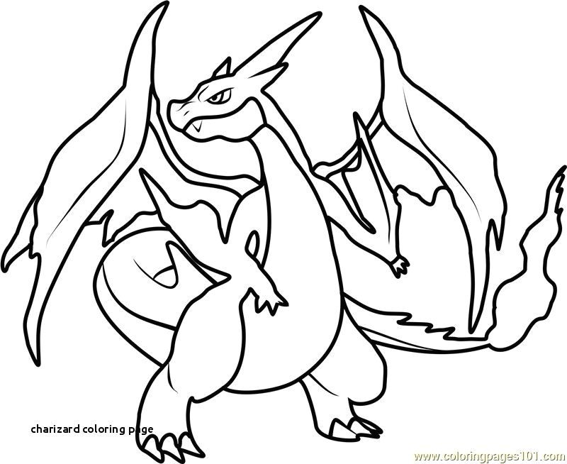 charizard coloring page