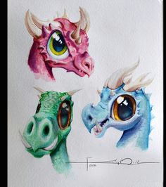 watercolor dragons baby dragon tattoos cute dragon tattoo dragon head fire dragon