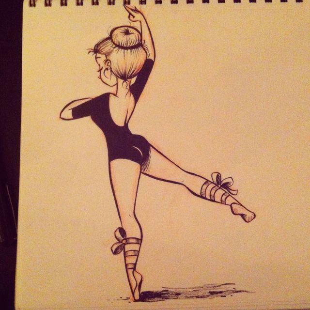 Cute Drawing Inspiration Inspiration Inspiration Drawings Ballerina Drawing Art
