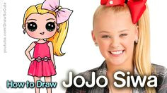 how to draw jojo siwa