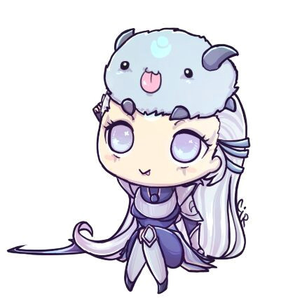 chibi diana with poro lt 3 league of legends comic manga games anime