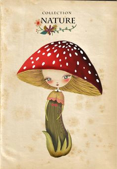 adorable little mushroom girl illustration little girl illustrations illustration girl mushroom art mushroom