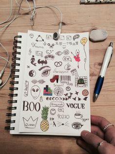 resultado de imagen para simple doodles cuadernos