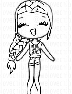 cute girl drawings a chibi p and do the harlem shake kawaii drawings easy drawings bff drawings