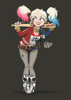 suicide squad harley quinn by eugene fong bad girl wallpaper cute tumblr wallpaper harley