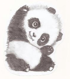 how to draw a panda how to draw paint a piece of animal art how to draw a panda step 2
