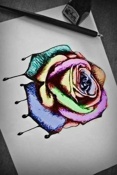 rose a shrink it and it shud b my first tatt cute drawings