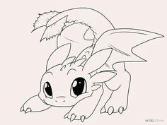 how to draw toothless with pictures wikihow easy dragon drawings easy drawings
