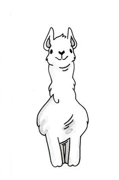 inktober day 20 llama